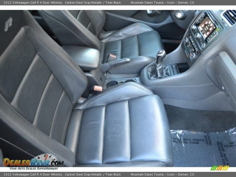 2013 Volkswagen Golf R 4 Door 4Motion Carbon Steel Gray Metallic / Titan Black Photo #18