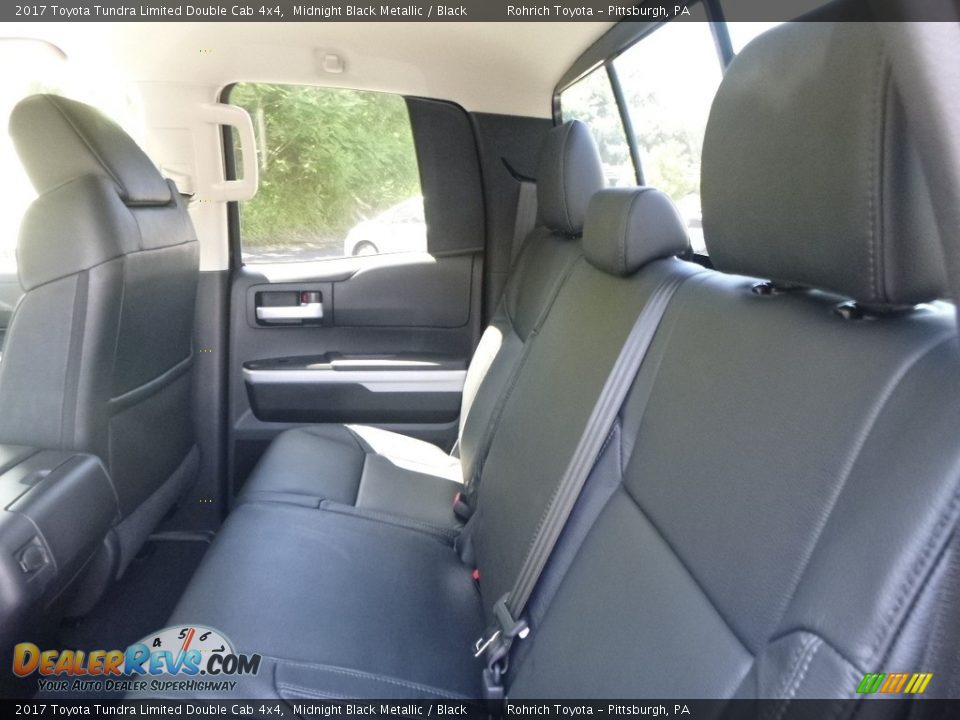 Rear Seat of 2017 Toyota Tundra Limited Double Cab 4x4 Photo #7