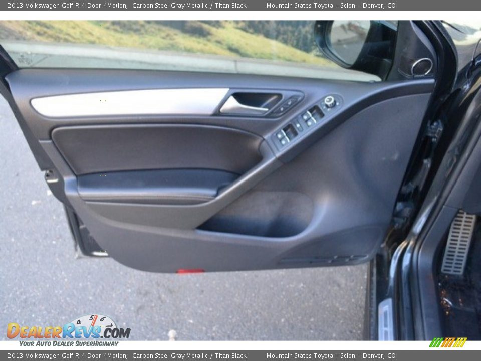 2013 Volkswagen Golf R 4 Door 4Motion Carbon Steel Gray Metallic / Titan Black Photo #25