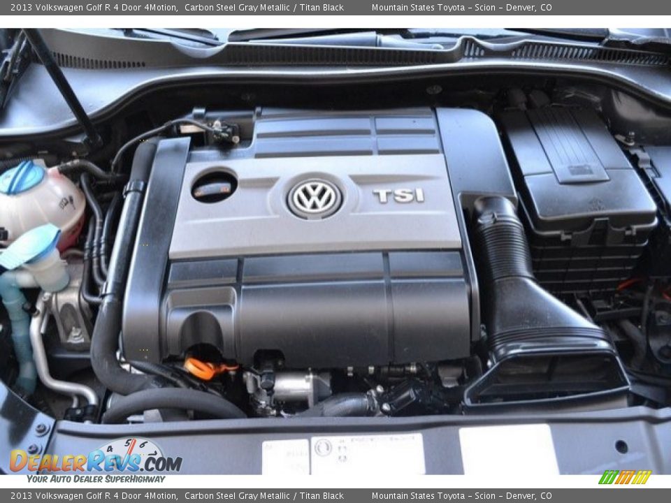 2013 Volkswagen Golf R 4 Door 4Motion Carbon Steel Gray Metallic / Titan Black Photo #28