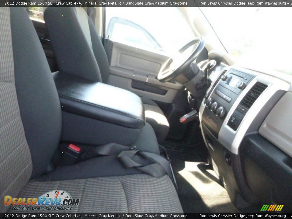 2012 Dodge Ram 1500 SLT Crew Cab 4x4 Mineral Gray Metallic / Dark Slate Gray/Medium Graystone Photo #10