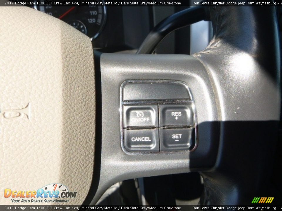 2012 Dodge Ram 1500 SLT Crew Cab 4x4 Mineral Gray Metallic / Dark Slate Gray/Medium Graystone Photo #18