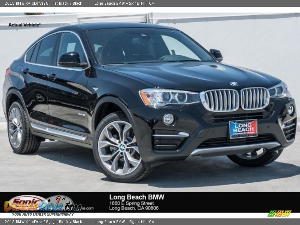 2018 BMW X4 xDrive28i Jet Black / Black Photo #1