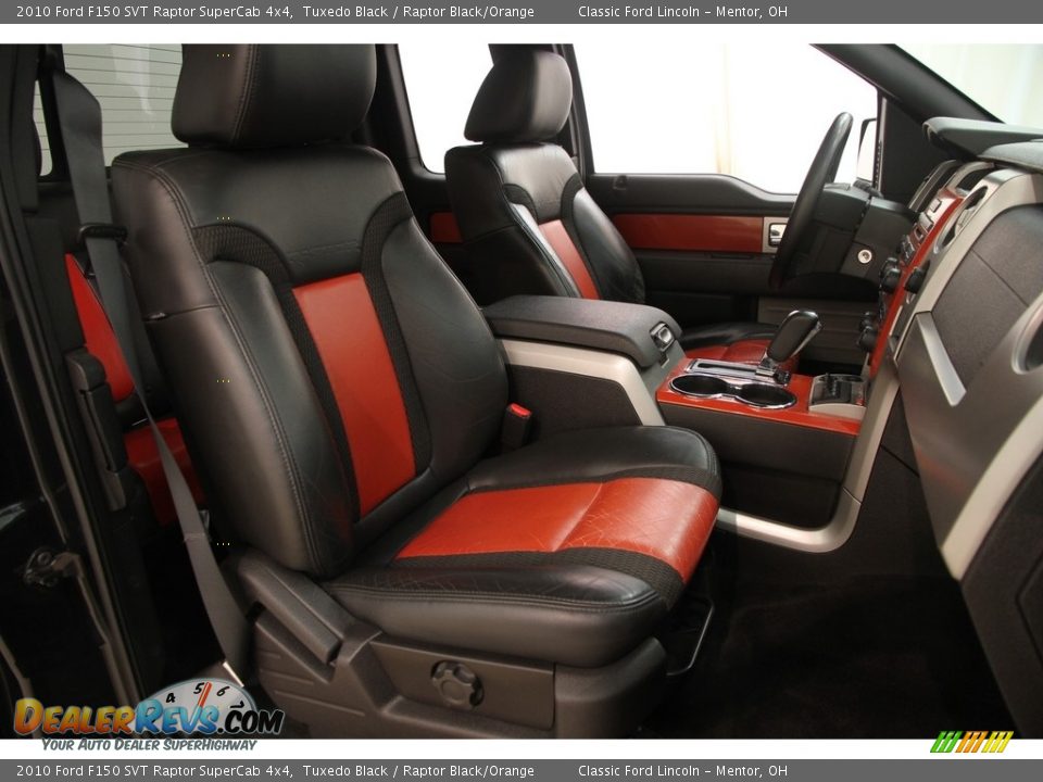 Front Seat of 2010 Ford F150 SVT Raptor SuperCab 4x4 Photo #14
