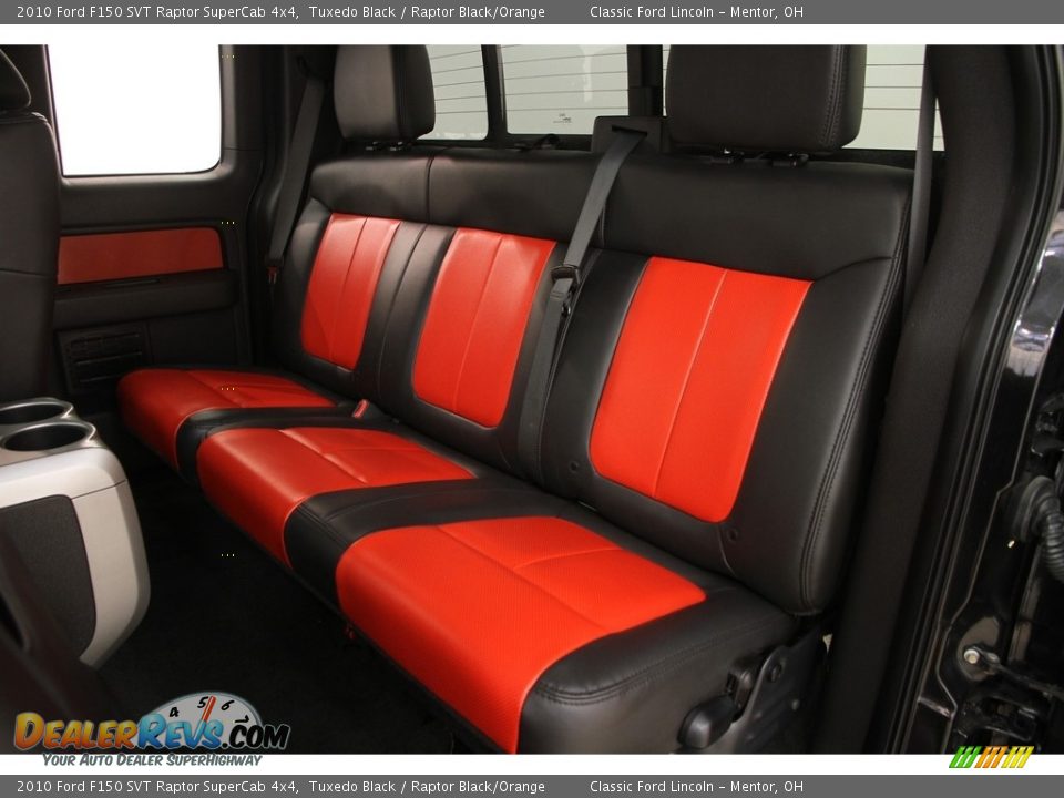 Rear Seat of 2010 Ford F150 SVT Raptor SuperCab 4x4 Photo #16