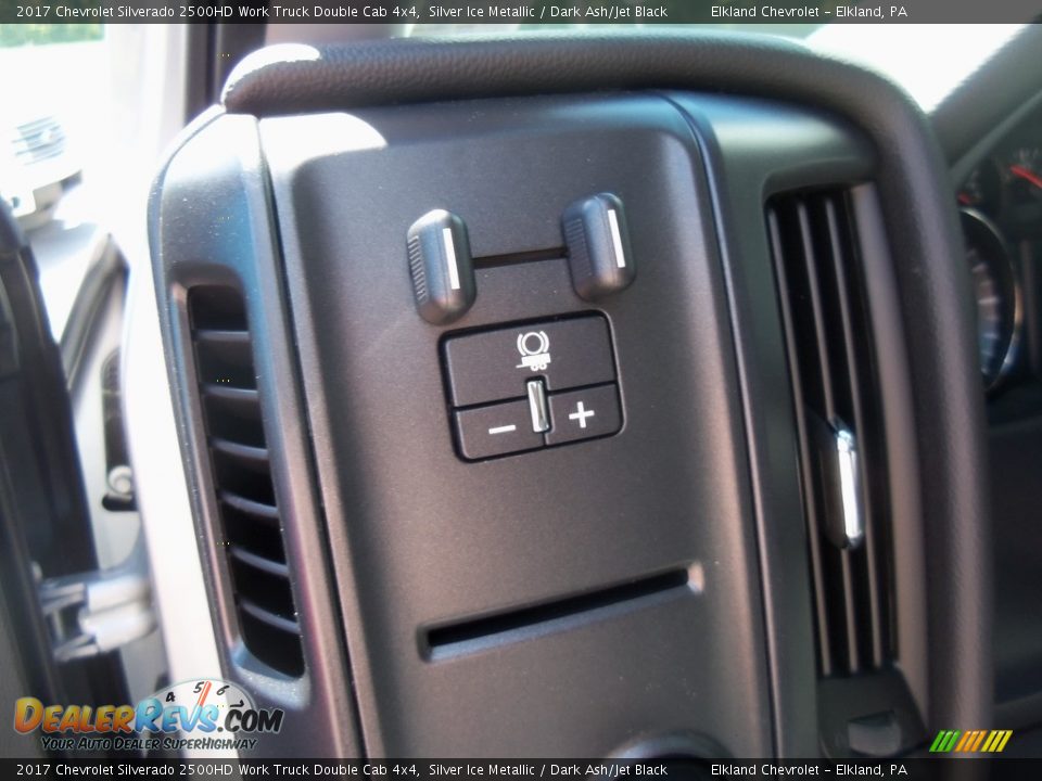 2017 Chevrolet Silverado 2500HD Work Truck Double Cab 4x4 Silver Ice Metallic / Dark Ash/Jet Black Photo #13