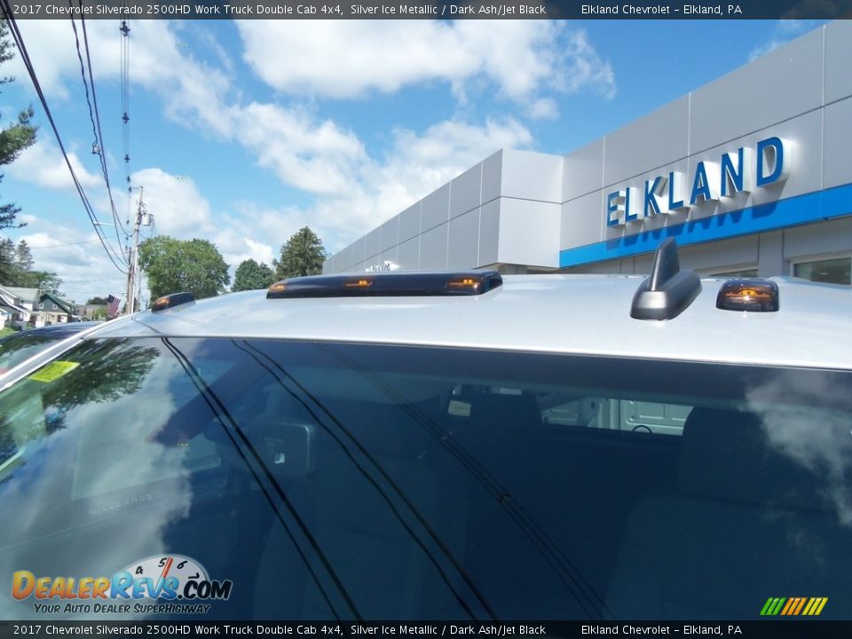 2017 Chevrolet Silverado 2500HD Work Truck Double Cab 4x4 Silver Ice Metallic / Dark Ash/Jet Black Photo #15