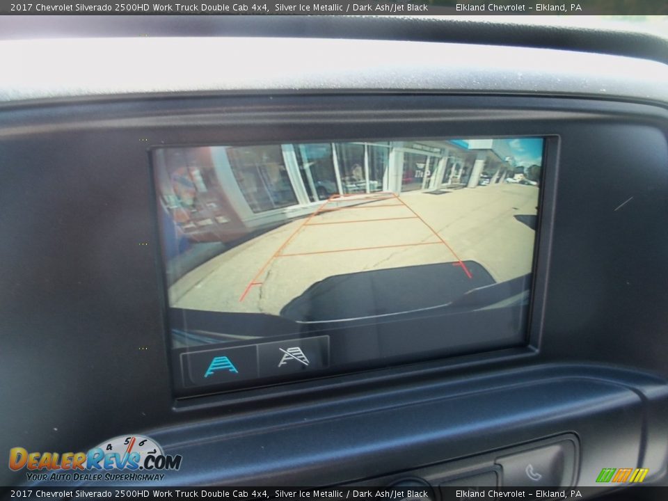 2017 Chevrolet Silverado 2500HD Work Truck Double Cab 4x4 Silver Ice Metallic / Dark Ash/Jet Black Photo #21