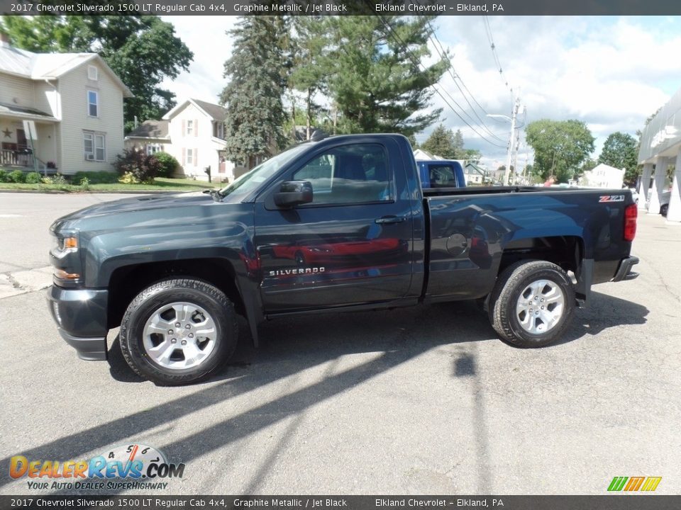 Graphite Metallic 2017 Chevrolet Silverado 1500 LT Regular Cab 4x4 Photo #4