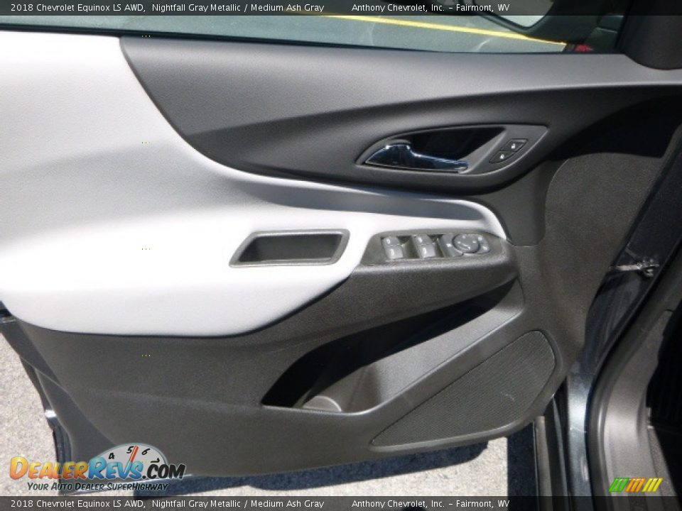 2018 Chevrolet Equinox LS AWD Nightfall Gray Metallic / Medium Ash Gray Photo #14