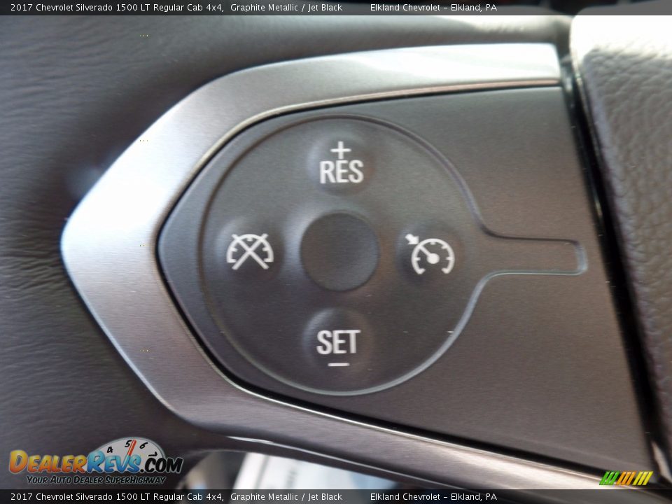 2017 Chevrolet Silverado 1500 LT Regular Cab 4x4 Graphite Metallic / Jet Black Photo #20