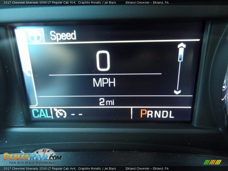 2017 Chevrolet Silverado 1500 LT Regular Cab 4x4 Graphite Metallic / Jet Black Photo #22