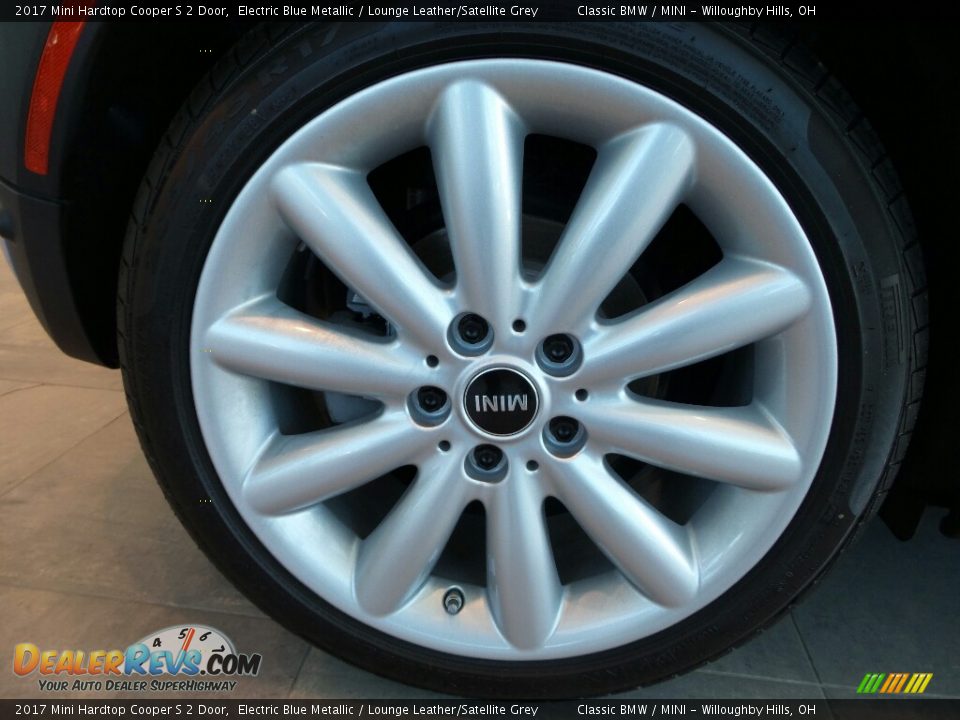 2017 Mini Hardtop Cooper S 2 Door Electric Blue Metallic / Lounge Leather/Satellite Grey Photo #6