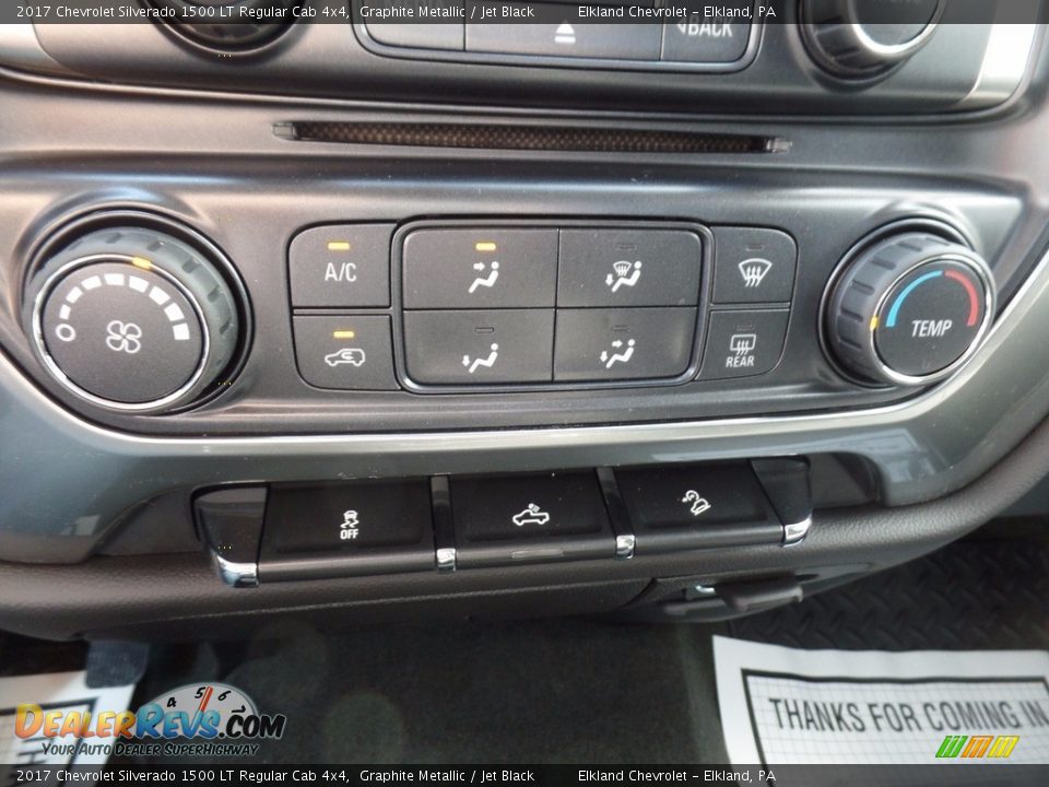 2017 Chevrolet Silverado 1500 LT Regular Cab 4x4 Graphite Metallic / Jet Black Photo #29