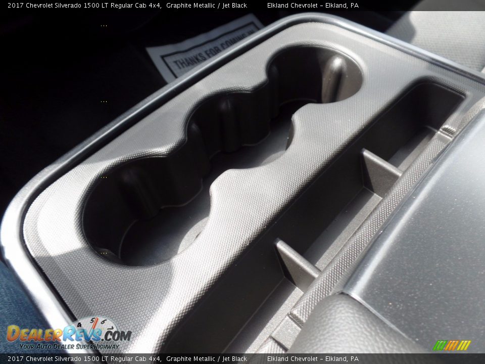 2017 Chevrolet Silverado 1500 LT Regular Cab 4x4 Graphite Metallic / Jet Black Photo #31