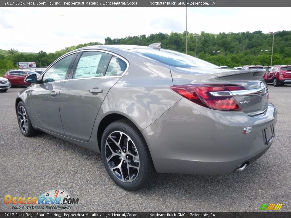 2017 Buick Regal Sport Touring Pepperdust Metallic / Light Neutral/Cocoa Photo #7