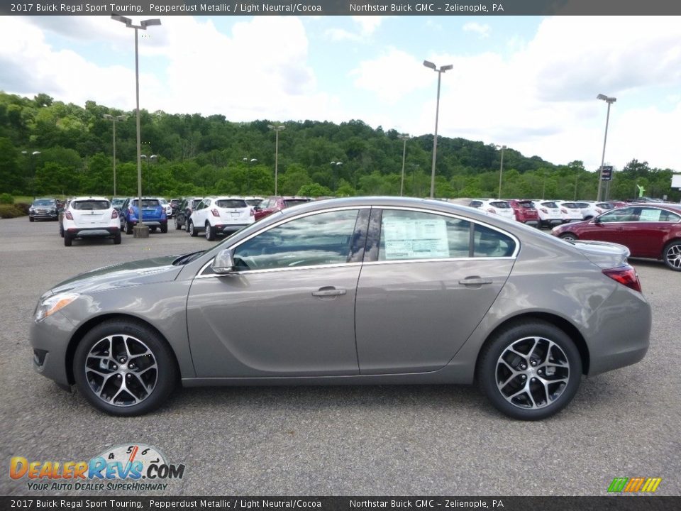 2017 Buick Regal Sport Touring Pepperdust Metallic / Light Neutral/Cocoa Photo #8
