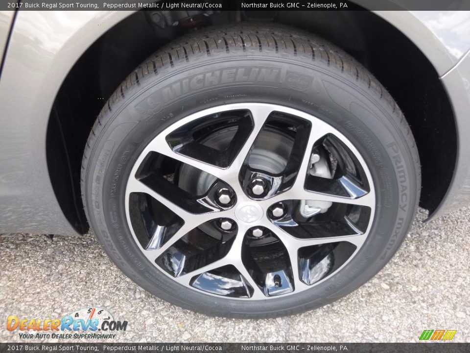 2017 Buick Regal Sport Touring Pepperdust Metallic / Light Neutral/Cocoa Photo #9