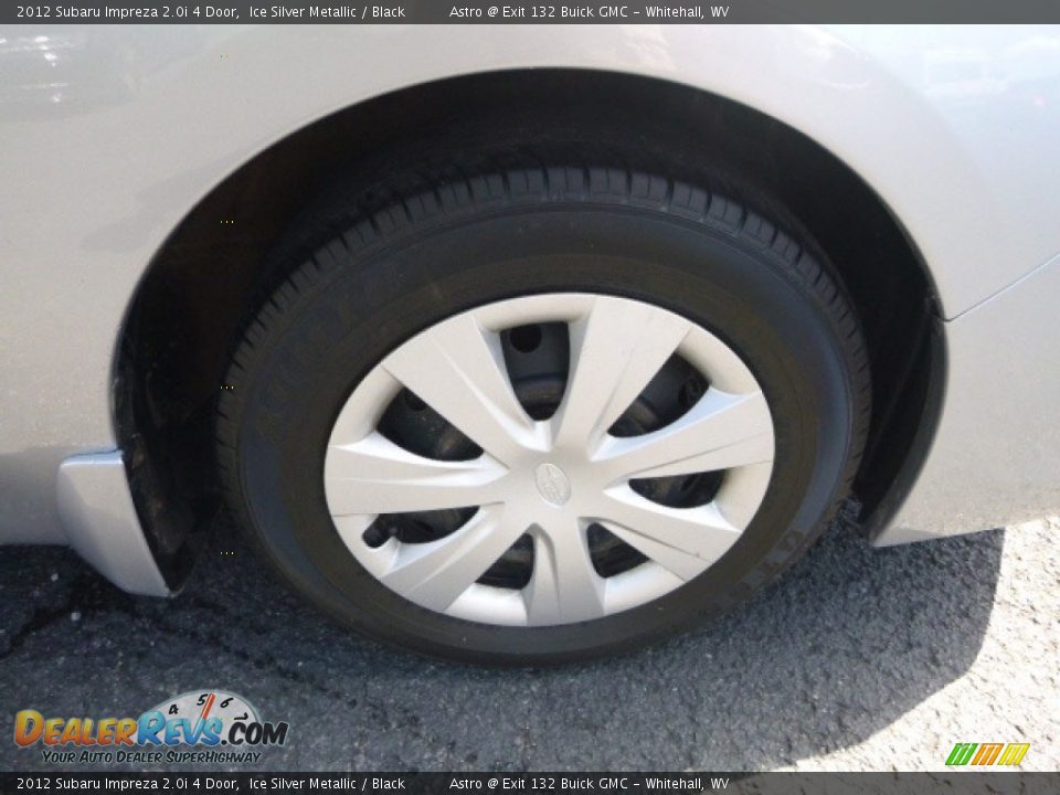 2012 Subaru Impreza 2.0i 4 Door Ice Silver Metallic / Black Photo #10