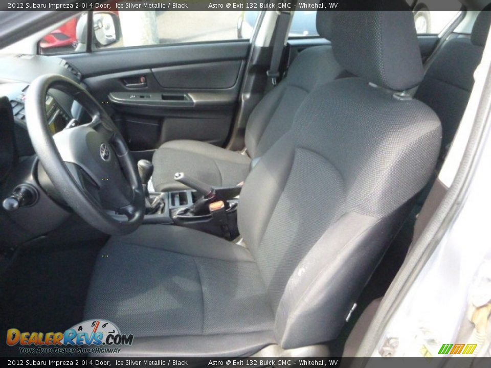 2012 Subaru Impreza 2.0i 4 Door Ice Silver Metallic / Black Photo #16