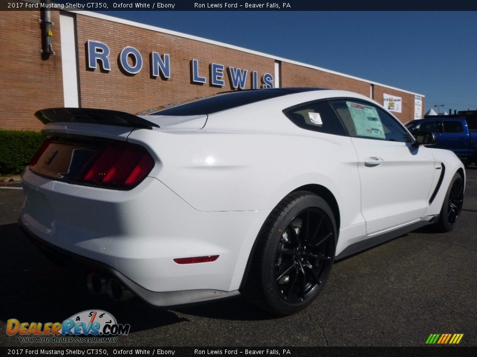 2017 Ford Mustang Shelby GT350 Oxford White / Ebony Photo #2