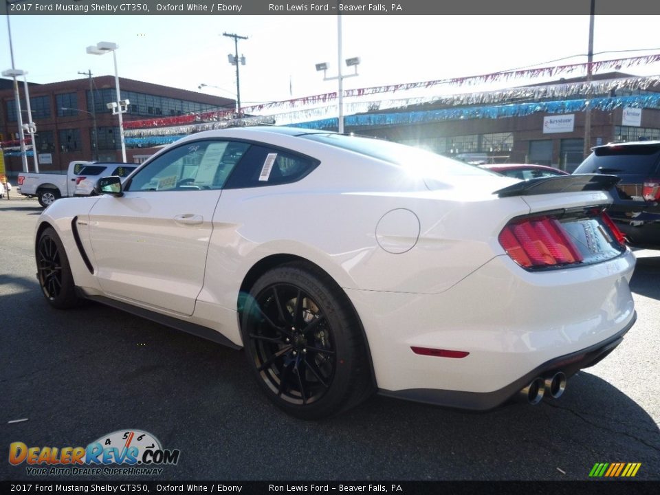 2017 Ford Mustang Shelby GT350 Oxford White / Ebony Photo #4