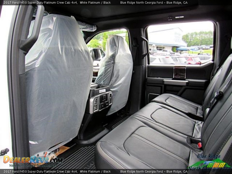2017 Ford F450 Super Duty Platinum Crew Cab 4x4 White Platinum / Black Photo #33