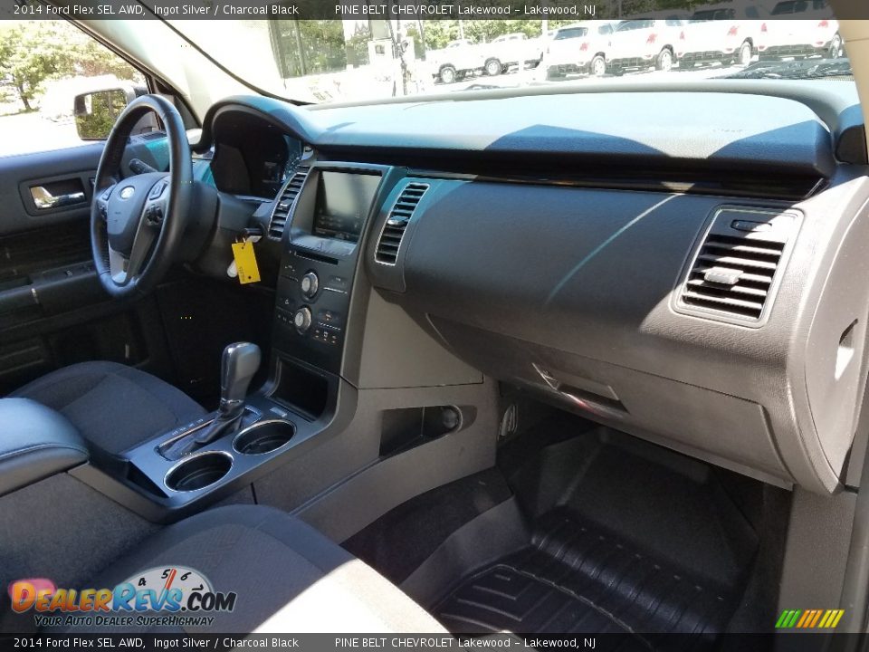 2014 Ford Flex SEL AWD Ingot Silver / Charcoal Black Photo #6