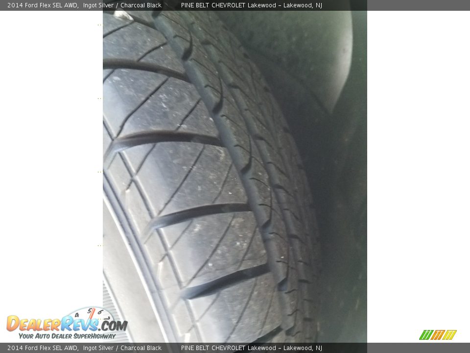 2014 Ford Flex SEL AWD Ingot Silver / Charcoal Black Photo #22