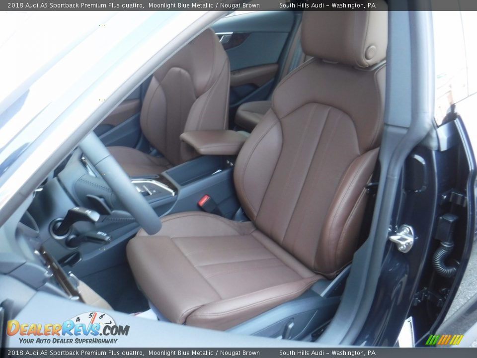 Front Seat of 2018 Audi A5 Sportback Premium Plus quattro Photo #15
