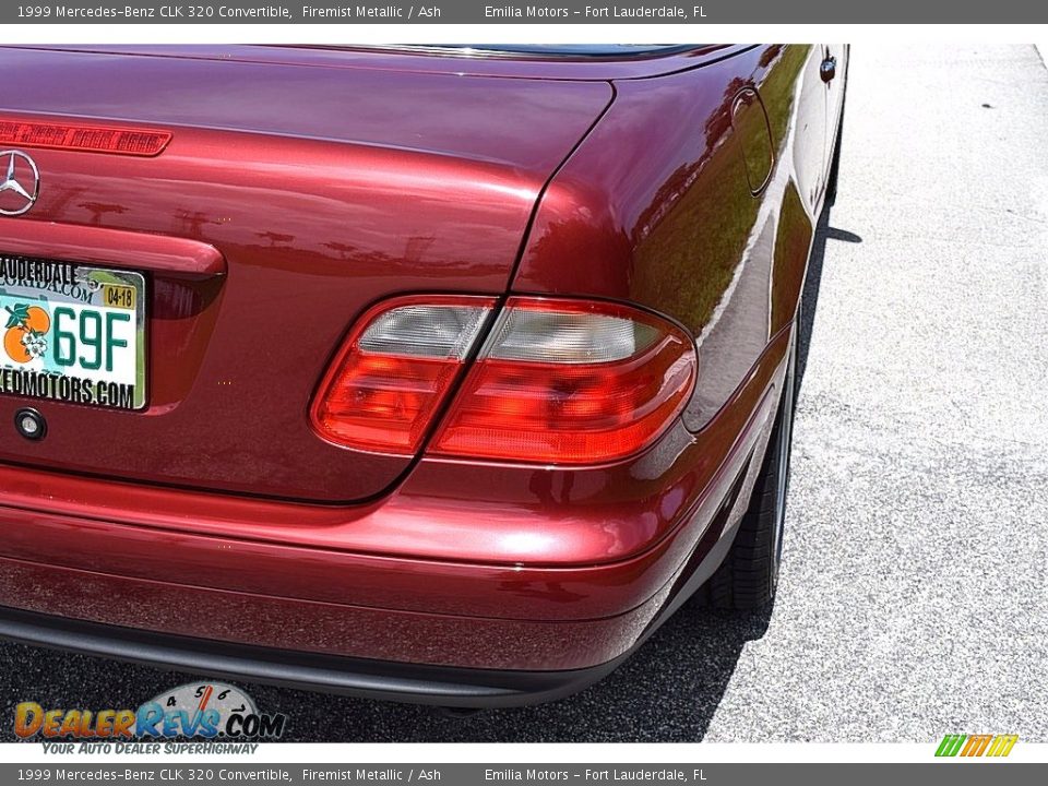 1999 Mercedes-Benz CLK 320 Convertible Firemist Metallic / Ash Photo #31