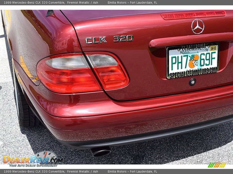1999 Mercedes-Benz CLK 320 Convertible Firemist Metallic / Ash Photo #33