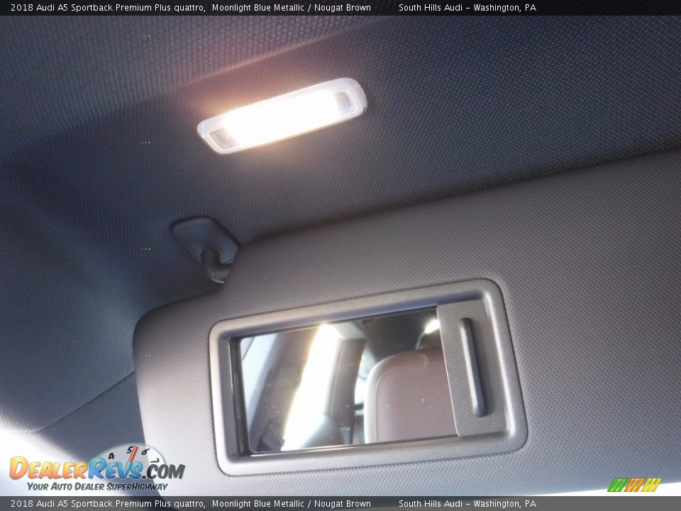 2018 Audi A5 Sportback Premium Plus quattro Moonlight Blue Metallic / Nougat Brown Photo #29