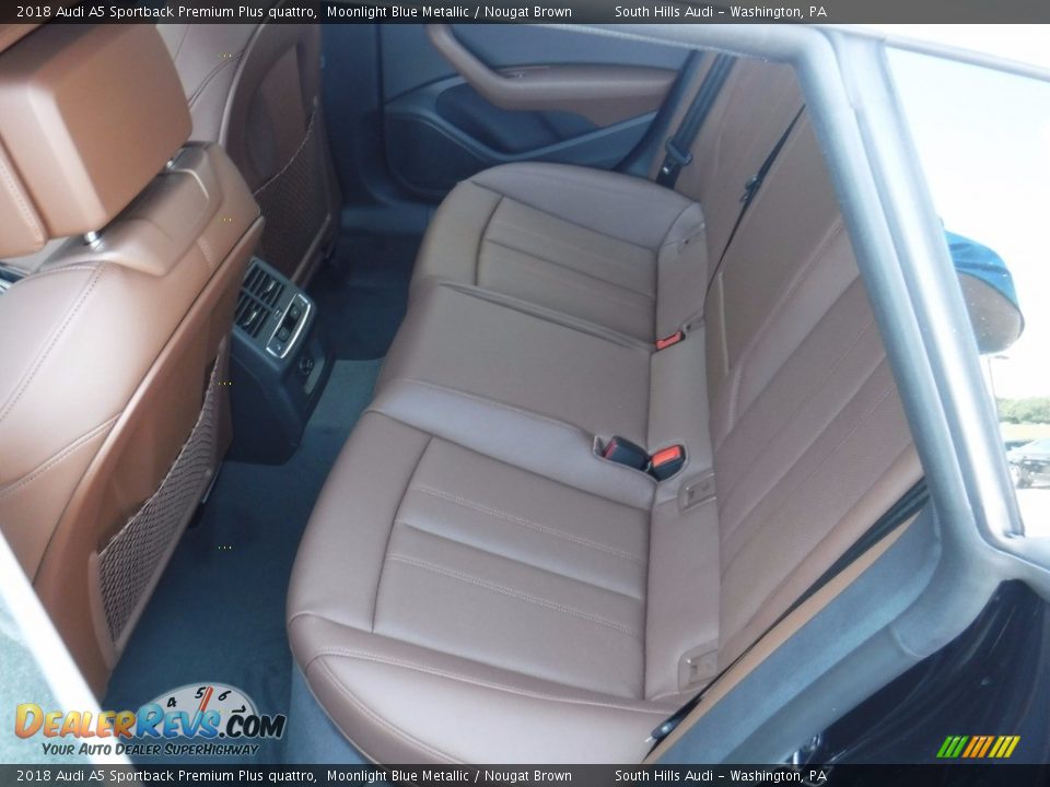 Rear Seat of 2018 Audi A5 Sportback Premium Plus quattro Photo #30
