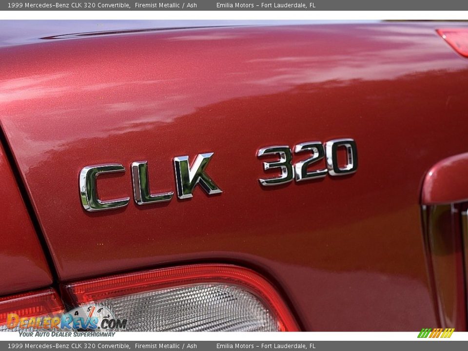 1999 Mercedes-Benz CLK 320 Convertible Firemist Metallic / Ash Photo #75