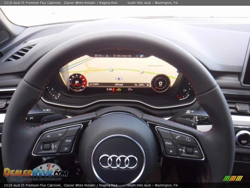 Navigation of 2018 Audi S5 Premium Plus Cabriolet Photo #28