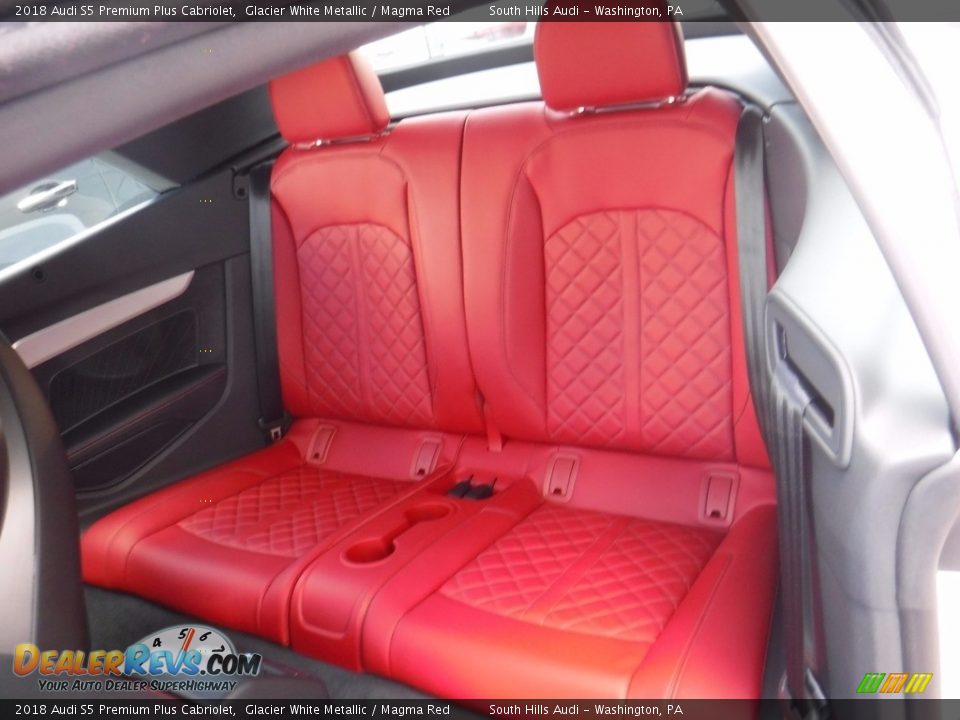 Rear Seat of 2018 Audi S5 Premium Plus Cabriolet Photo #34