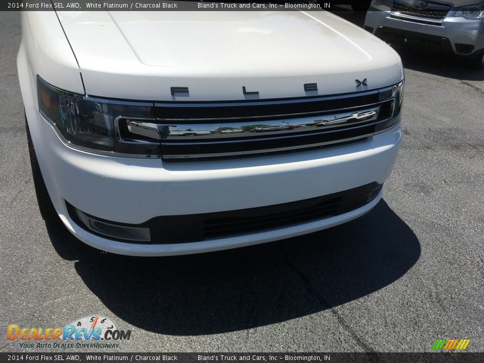 2014 Ford Flex SEL AWD White Platinum / Charcoal Black Photo #5