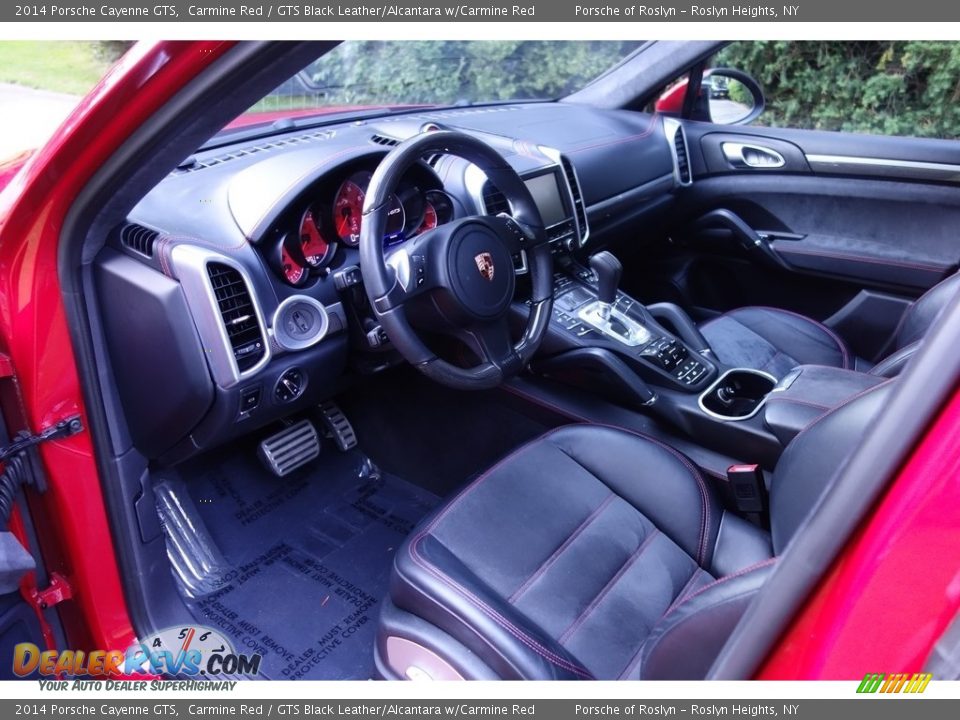 2014 Porsche Cayenne GTS Carmine Red / GTS Black Leather/Alcantara w/Carmine Red Photo #10