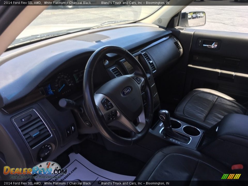 2014 Ford Flex SEL AWD White Platinum / Charcoal Black Photo #15