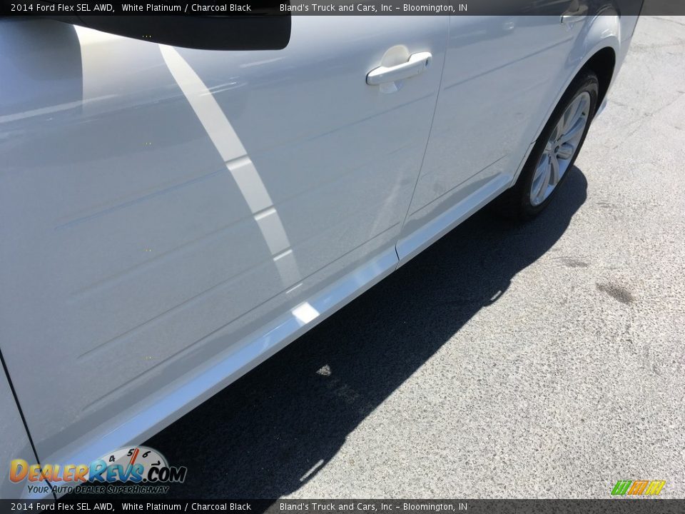 2014 Ford Flex SEL AWD White Platinum / Charcoal Black Photo #19