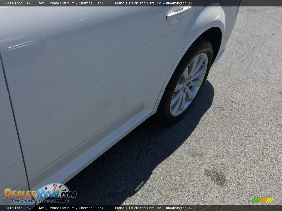 2014 Ford Flex SEL AWD White Platinum / Charcoal Black Photo #20