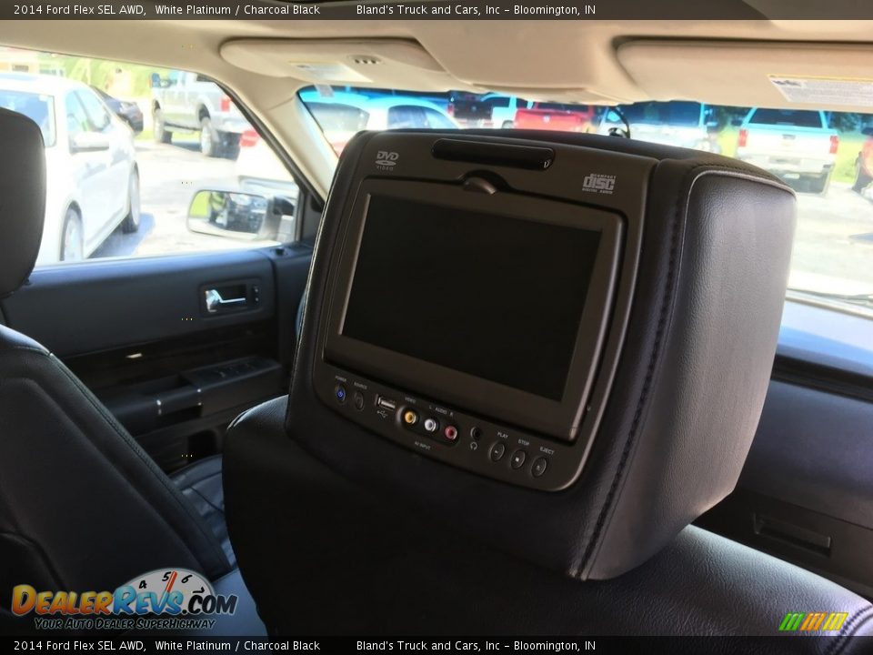 2014 Ford Flex SEL AWD White Platinum / Charcoal Black Photo #24