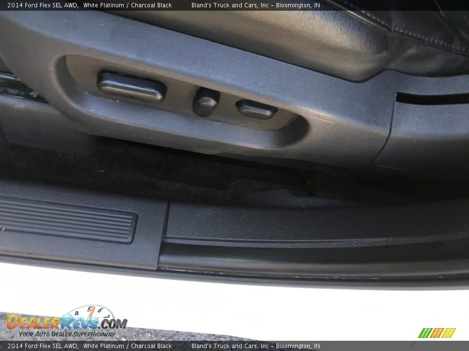 2014 Ford Flex SEL AWD White Platinum / Charcoal Black Photo #25