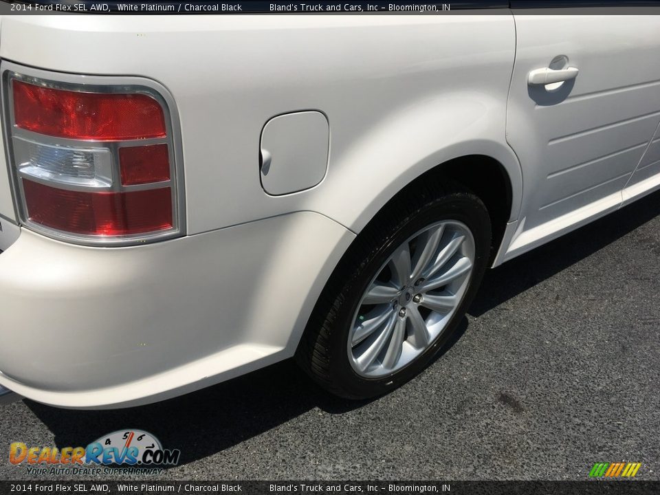 2014 Ford Flex SEL AWD White Platinum / Charcoal Black Photo #30
