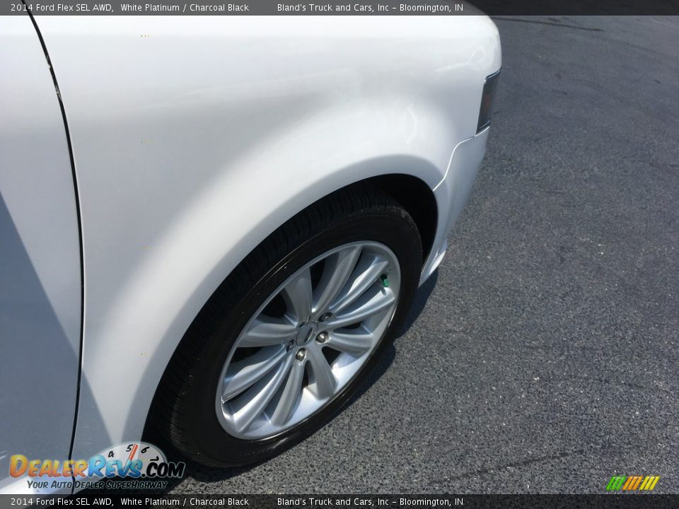 2014 Ford Flex SEL AWD White Platinum / Charcoal Black Photo #33