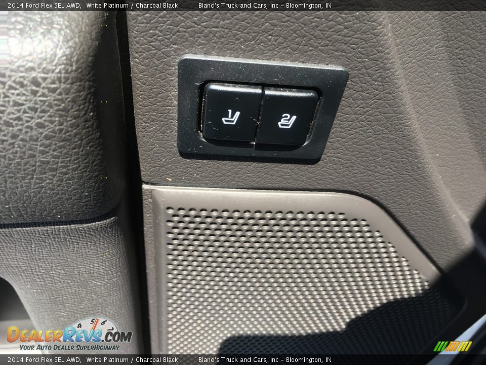 2014 Ford Flex SEL AWD White Platinum / Charcoal Black Photo #36