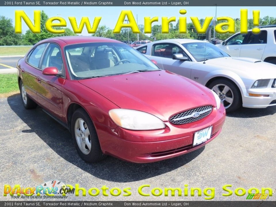 2001 Ford Taurus SE Toreador Red Metallic / Medium Graphite Photo #1