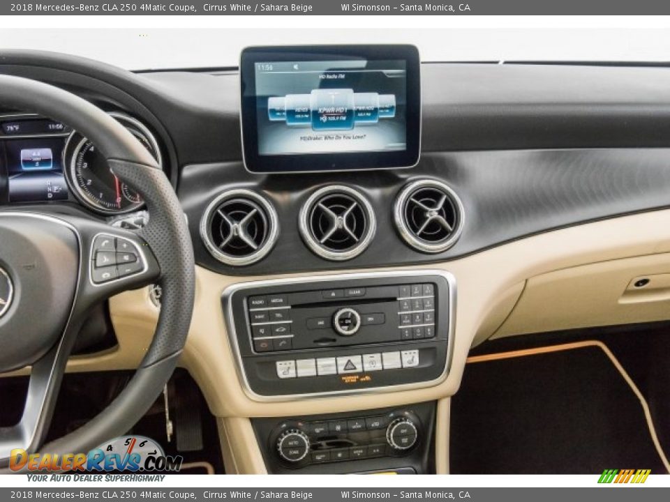 Controls of 2018 Mercedes-Benz CLA 250 4Matic Coupe Photo #5