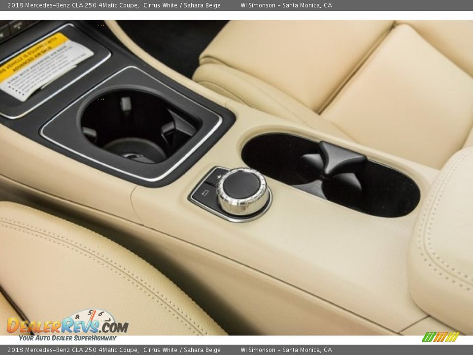 Controls of 2018 Mercedes-Benz CLA 250 4Matic Coupe Photo #7